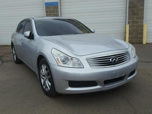 JNKBV61F77M806905 - 2007 INFINITI G35 SILVER photo 1