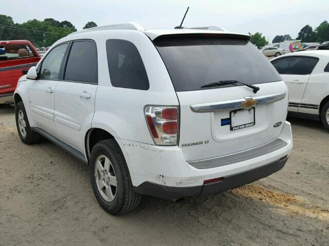 2CNDL33F396223840 - 2009 CHEVROLET EQUINOX LT WHITE photo 3