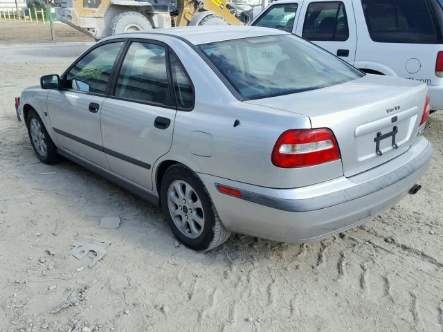 YV1VS29581F659091 - 2001 VOLVO S40 1.9T SILVER photo 3