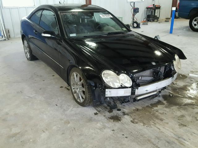 WDBTJ56H27F214966 - 2007 MERCEDES-BENZ CLK 350 BLACK photo 1