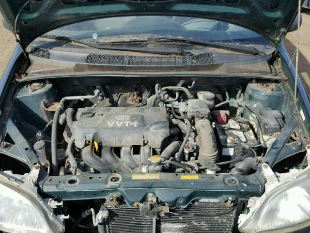 JTDBT123720221207 - 2002 TOYOTA ECHO GREEN photo 7