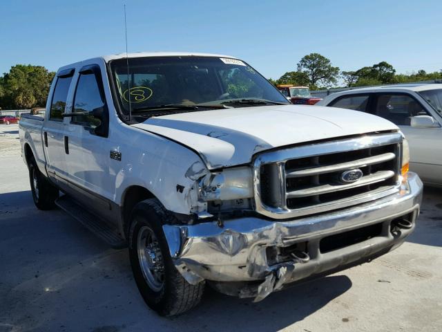 1FTSW30S71EB50749 - 2001 FORD F350 SRW S WHITE photo 1