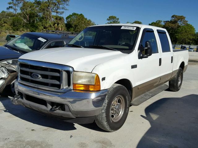 1FTSW30S71EB50749 - 2001 FORD F350 SRW S WHITE photo 2