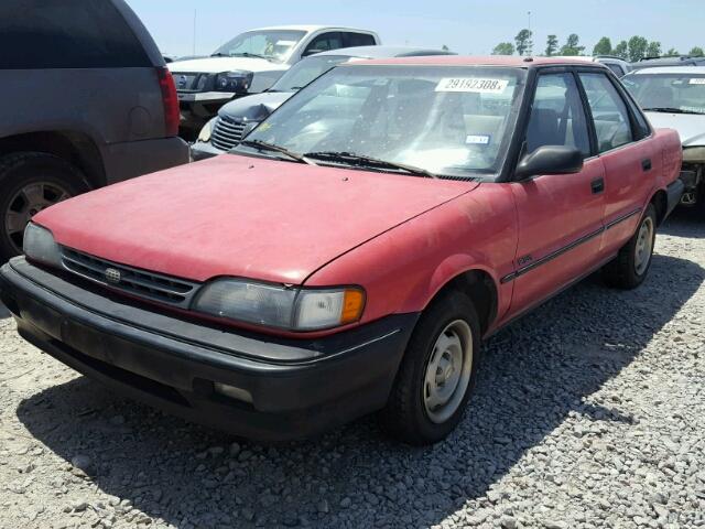 1Y1SK5163LZ015459 - 1990 GEO PRIZM BASE RED photo 2