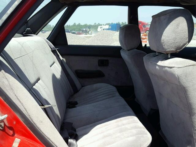 1Y1SK5163LZ015459 - 1990 GEO PRIZM BASE RED photo 6