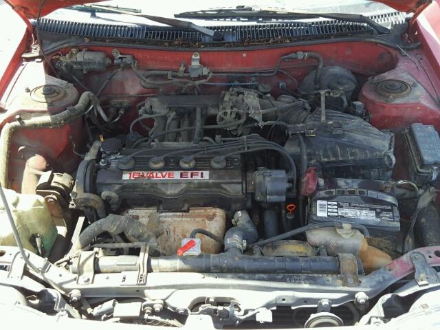1Y1SK5163LZ015459 - 1990 GEO PRIZM BASE RED photo 7