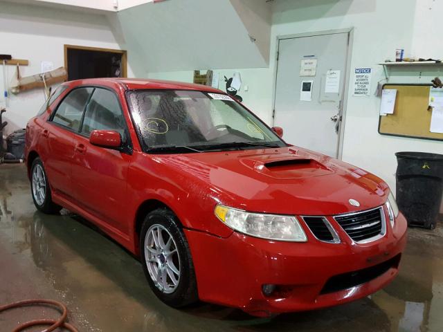 JF4GG22685H051125 - 2005 SAAB 9-2 AERO RED photo 1