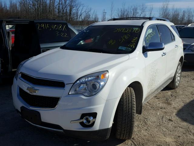 2CNFLGEC0B6407805 - 2011 CHEVROLET EQUINOX LT WHITE photo 2