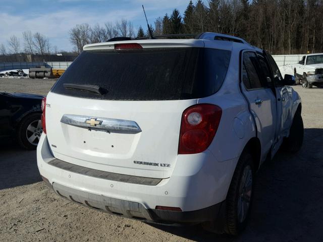 2CNFLGEC0B6407805 - 2011 CHEVROLET EQUINOX LT WHITE photo 4