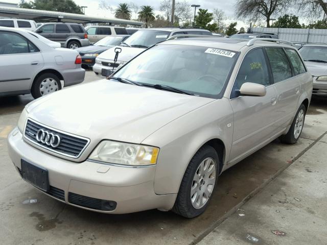 WAUDA34B8XN105889 - 1999 AUDI A6 AVANT Q BEIGE photo 2