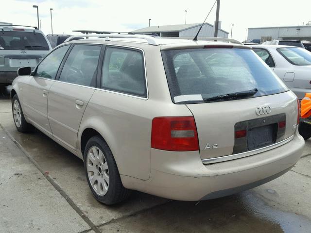 WAUDA34B8XN105889 - 1999 AUDI A6 AVANT Q BEIGE photo 3