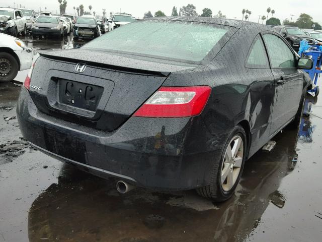 2HGFG12817H575651 - 2007 HONDA CIVIC EX BLACK photo 4