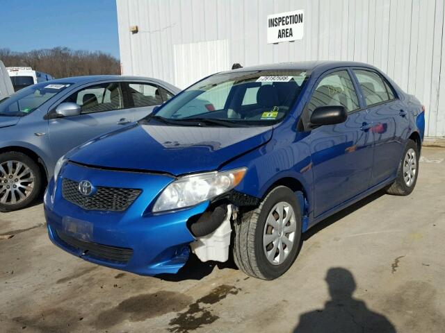 2T1BU40E99C080952 - 2009 TOYOTA COROLLA BA BLUE photo 2