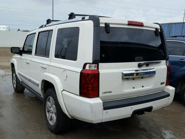 1J8HH58N28C161848 - 2008 JEEP COMMANDER WHITE photo 3