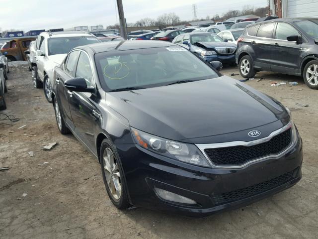 KNAGN4A79B5082493 - 2011 KIA OPTIMA EX BLACK photo 1