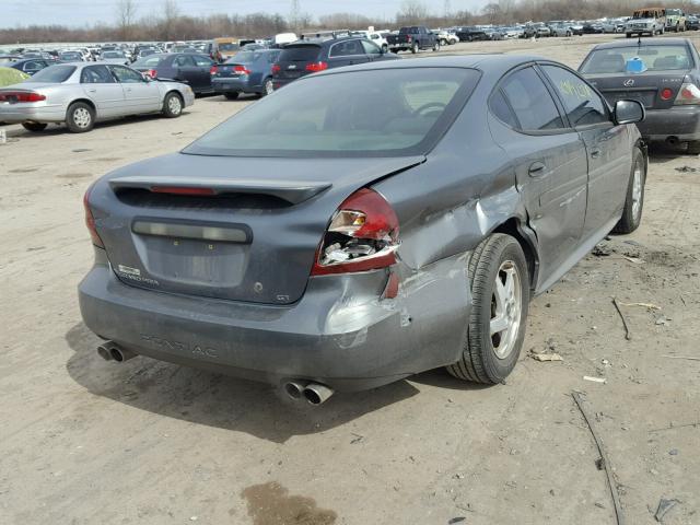 2G2WP522341343367 - 2004 PONTIAC GRAND PRIX GRAY photo 4