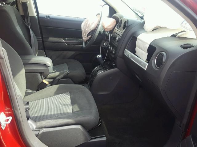 1C4NJDBB4GD780208 - 2016 JEEP COMPASS SP MAROON photo 5