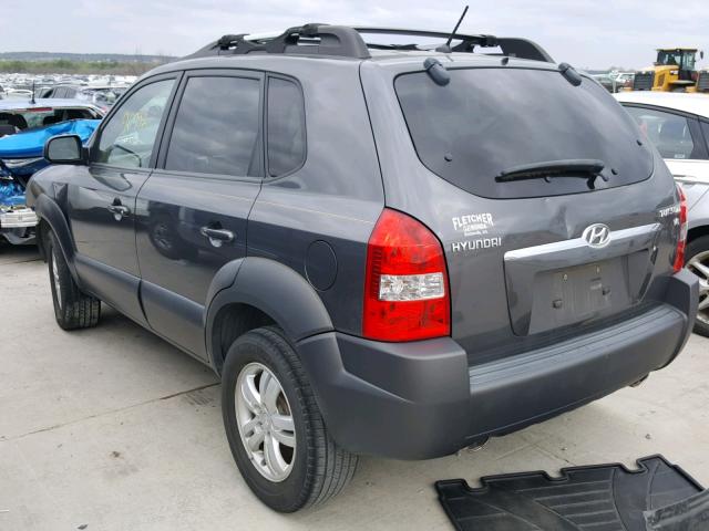 KM8JN12D77U686046 - 2007 HYUNDAI TUCSON SE CHARCOAL photo 3