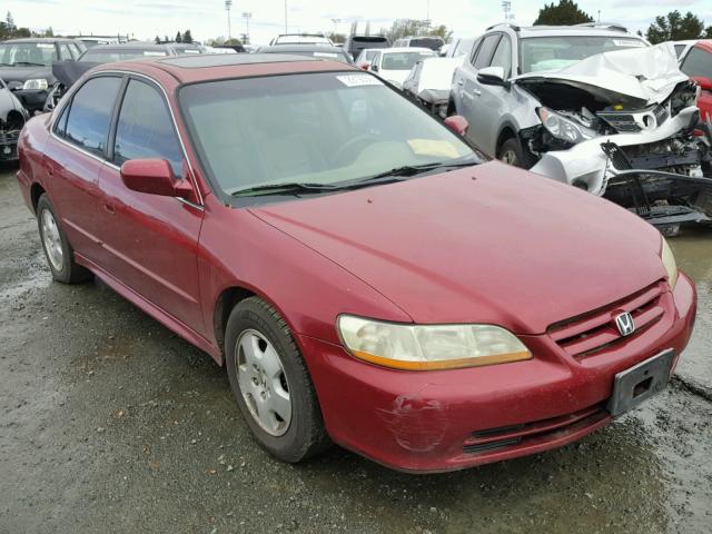 1HGCG16522A011288 - 2002 HONDA ACCORD EX BURGUNDY photo 1