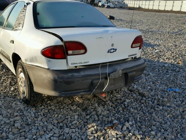 1G1JC5246T7226573 - 1996 CHEVROLET CAVALIER WHITE photo 9