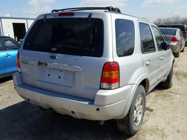 1FMCU94183KE04113 - 2003 FORD ESCAPE LIM SILVER photo 4