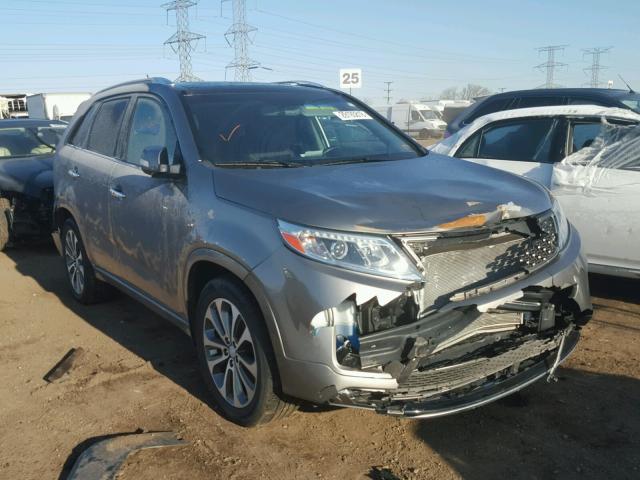 5XYKW4A74FG638474 - 2015 KIA SORENTO SX GRAY photo 1