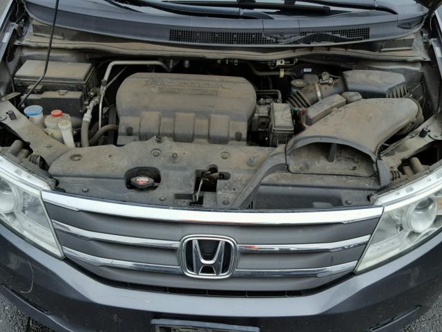 5FNRL5H4XCB063342 - 2012 HONDA ODYSSEY EX GRAY photo 7