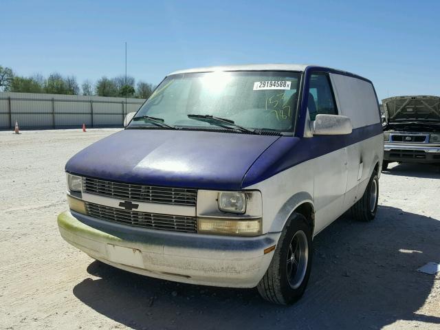 1GCDM19W8VB153787 - 1997 CHEVROLET ASTRO WHITE photo 2