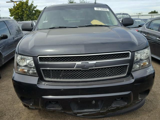 3GNFC16078G188304 - 2008 CHEVROLET SUBURBAN C BLACK photo 9