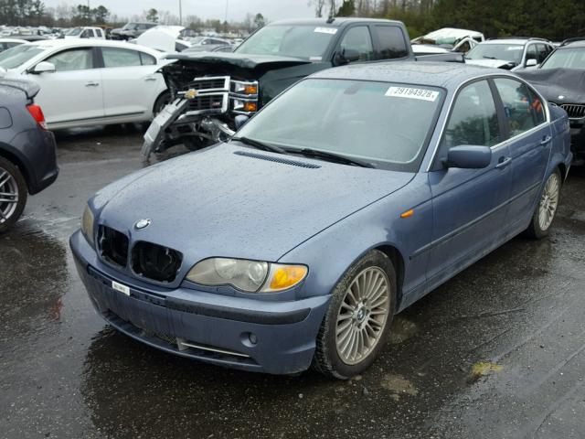 WBAEV53423KM28791 - 2003 BMW 330 I BLUE photo 2