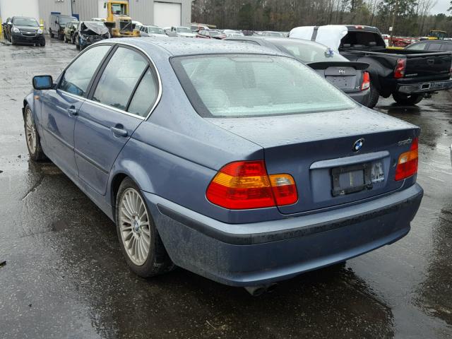 WBAEV53423KM28791 - 2003 BMW 330 I BLUE photo 3