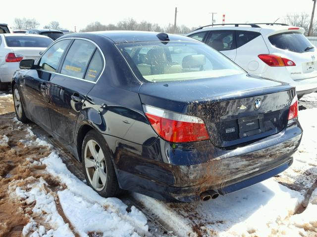 WBANF73597CU28885 - 2007 BMW 530 XI BLUE photo 3