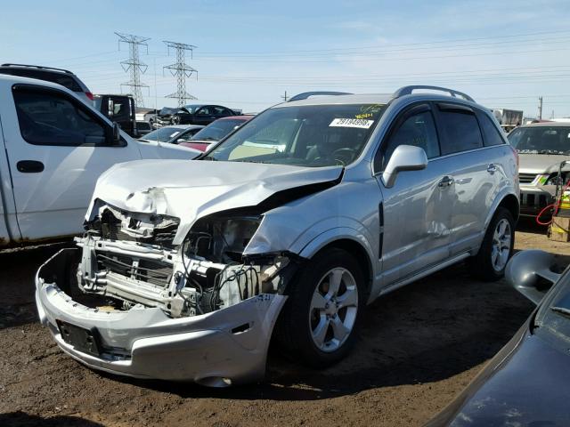 3GNAL3EKXES675918 - 2014 CHEVROLET CAPTIVA LT SILVER photo 2