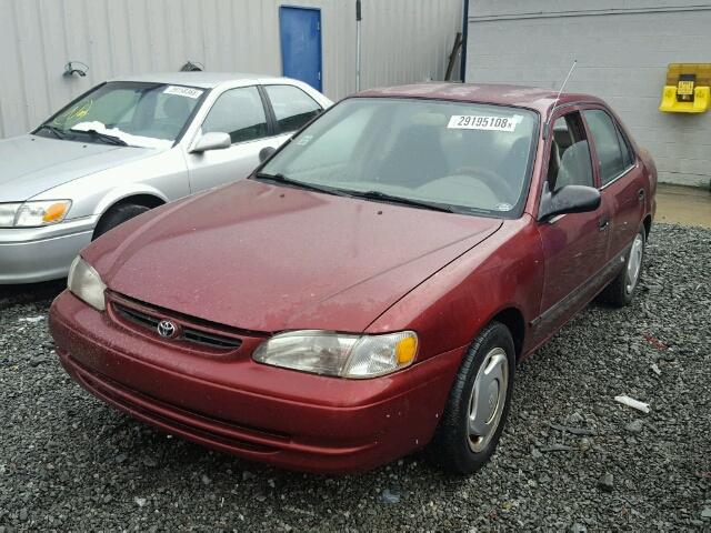 2T1BR12E7XC254740 - 1999 TOYOTA COROLLA VE RED photo 2