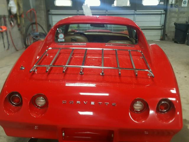 1Z37J4S415323 - 1974 CHEVROLET CORVETTE RED photo 6