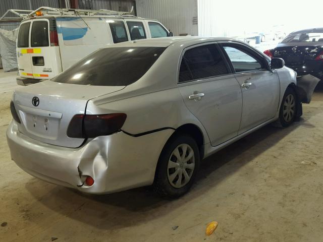 JTDBL40E399047311 - 2009 TOYOTA COROLLA BA SILVER photo 4