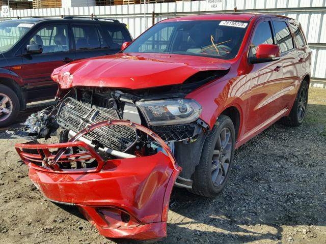 1C4SDHCT8HC936282 - 2017 DODGE DURANGO R/ RED photo 2