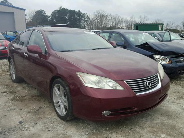 JTHBJ46G972105084 - 2007 LEXUS ES 350 BURGUNDY photo 1