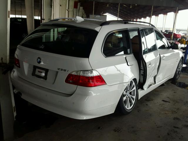 WBAPT7C52AC237947 - 2010 BMW 535 XI WHITE photo 4