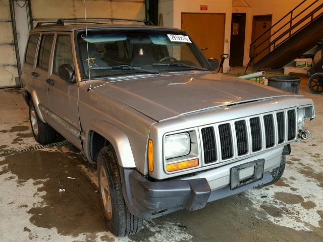 1J4FF48SX1L547955 - 2001 JEEP CHEROKEE S SILVER photo 1