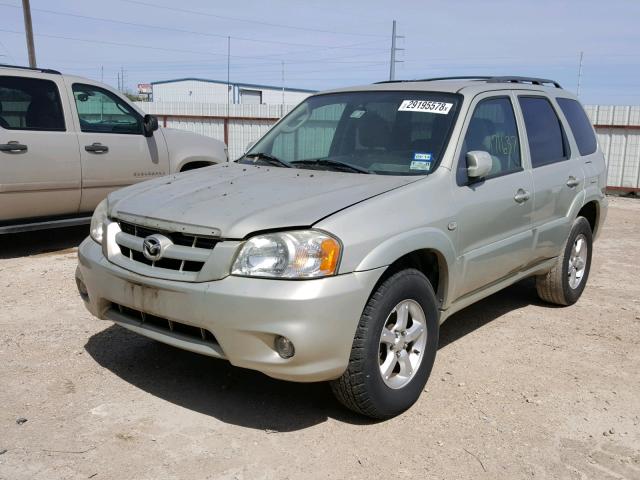 4F2YZ04155KM39007 - 2005 MAZDA TRIBUTE S GREEN photo 2