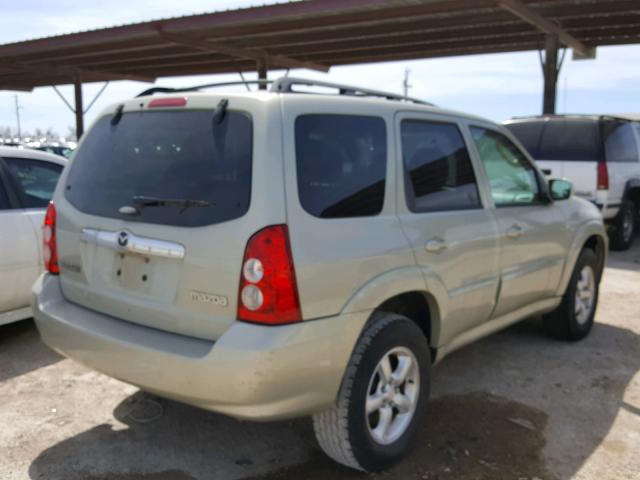 4F2YZ04155KM39007 - 2005 MAZDA TRIBUTE S GREEN photo 4