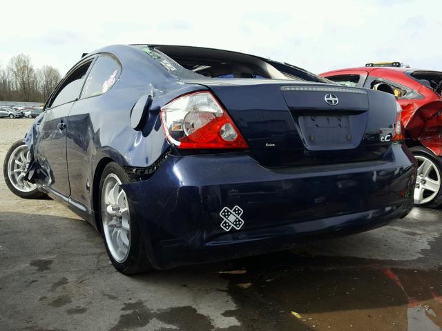 JTKDE177860100974 - 2006 TOYOTA SCION TC 蓝色 照片 3