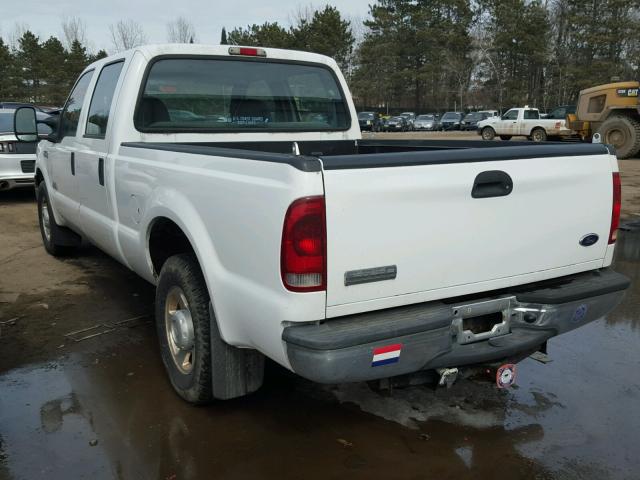 1FTSW20P65EB49684 - 2005 FORD F250 SUPER WHITE photo 3