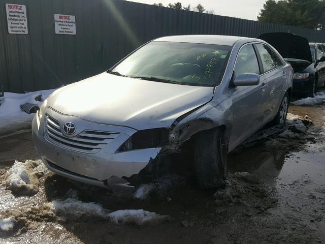 4T1BE46K17U126859 - 2007 TOYOTA CAMRY NEW SILVER photo 2