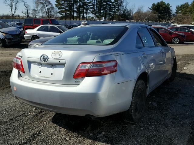 4T1BE46K17U126859 - 2007 TOYOTA CAMRY NEW SILVER photo 4