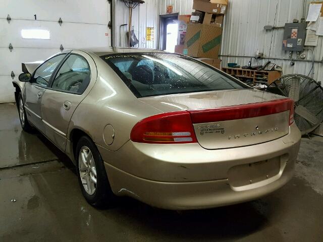 2B3HD46R84H639220 - 2004 DODGE INTREPID S Qızıl foto 3