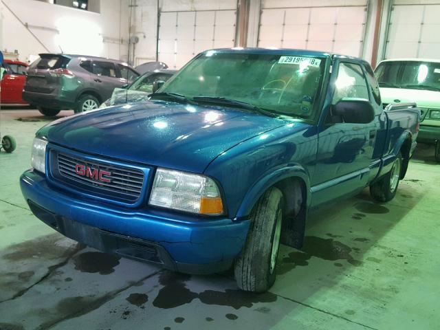 1GTCS1959Y8300421 - 2000 GMC SONOMA BLUE photo 2