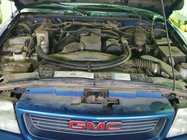 1GTCS1959Y8300421 - 2000 GMC SONOMA BLUE photo 7