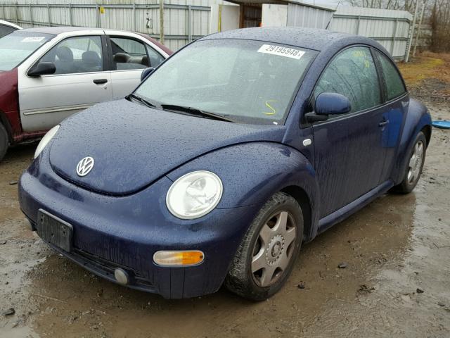 3VWDD21C8YM477081 - 2000 VOLKSWAGEN NEW BEETLE BLUE photo 2